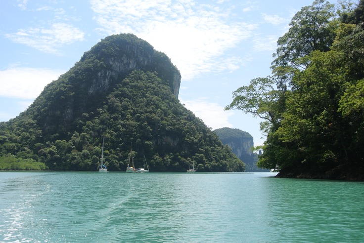 At Anchor in 'The Gorge"