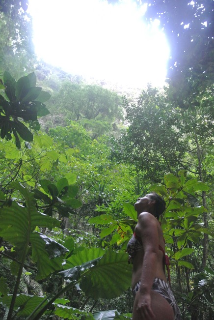  Looking up